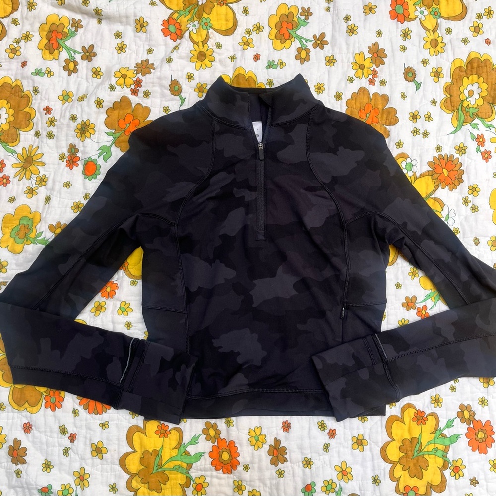 Lululemon its Rulu run cropped long sleeve